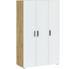 BASIC TWO 3D ruhásszekrény, Artisan Tölgy/Fehér