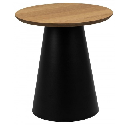 Soli asztal 45 cm tölgy/fekete