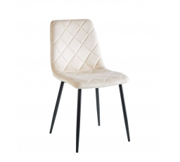 Bársonyszék bézs K6-FX