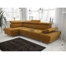NAROŻNIK GALAXY MINI 170x280 - Odcienie żółtego , lewa