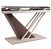 Stół REX Ceramiczny Rozkładany 160-220 cm Biały Marmur/Kaszmir