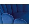 Étkezőszék K410, sötétkék bársony