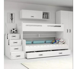 MAX 3 BIAŁY BEZ MATERACY 120 X 200 KPL