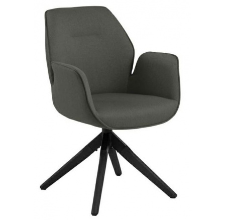 Aura forgószék sötétszürke / fekete automatikus visszatéréssel