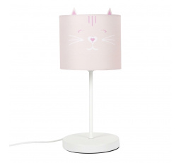 Gyerek éjjeli lámpa Rózsaszín macska