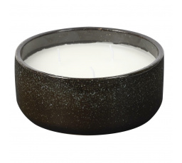 Glaze XL gyertya fekete kerámiában