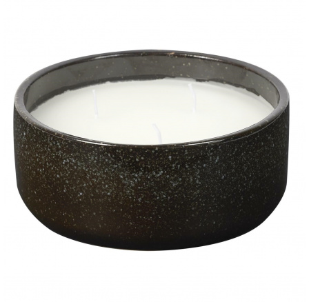Glaze XL gyertya fekete kerámiában