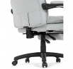 Kancelářské křeslo, synchronní mechanismus, stříbrná látka, KA-Y350 SIL