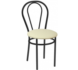 Eco bézs szék - fekete keret Tulipán