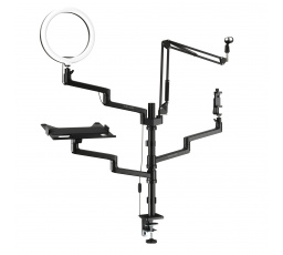 X-STREAM streaming tartó, fekete