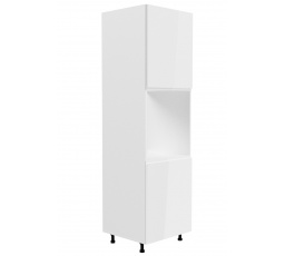 Konyhai alsó szekrény - ASPEN D60P P, fehér fényes