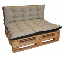 Polstry na paletový nábytek sada Basic - látka tmavě béžový melír