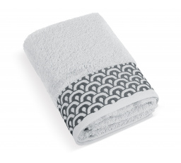 Froté ručník Krajka 50x100cm 500g světle šedá
