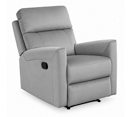 ELŐVÉTEL -15% 09-ig.10 ! Összecsukható relaxációs fotel, szürke bársony FR10-FXJG