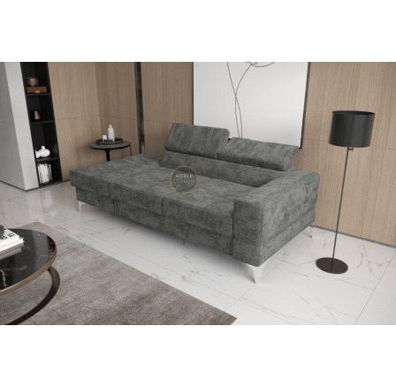SOFA TOSCANIA II SZEZLONG 205 CM - Odcienie szarości , Szezlong po lewej - lewa strona