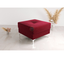 PUFA Z POJEMNIKIEM 55x55 CM - Odcienie czerwieni