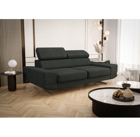 SOFA MILANO II 200 CM - Odcienie czarnego