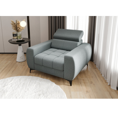 FOTEL PORTO 110 CM - Odcienie błękitnego