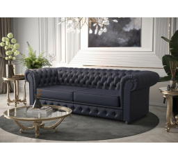 SOFA MANCHESTER II 188 CM SKÓRA NATURALNA - Sofa z funkcją spania , Skóra F-58