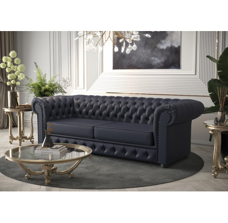 SOFA MANCHESTER II 188 CM SKÓRA NATURALNA - Sofa z funkcją spania , Skóra F-58