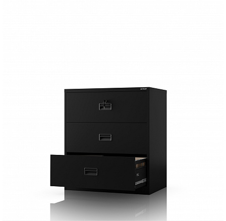Fekete fém iratszekrény: SARA XL V3, 900 x 1020 x 600 mm Fekete fém iratszekrény: SARA XL V3, 900 x 1020 x 600 mm