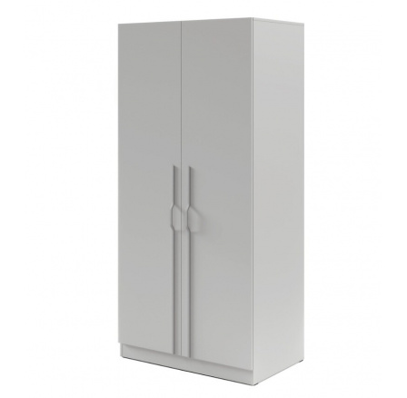 BRAGA 3 szekrény szürke fém fogantyúkkal