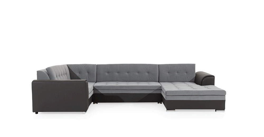 Rohová sedací souprava DAMARIO, Ontario 81/Soft 29, Pravá