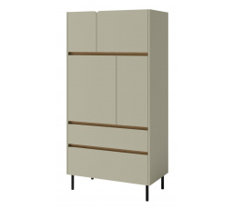 LUCA LC 5 szekrény, Eukaliptusz/Baltic Dune Tölgy