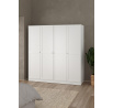 Šatní skříň BIRGER 053, Bílá