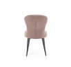 Étkezőszék K366 Velvet, Bézs Bluvel 40/Fekete