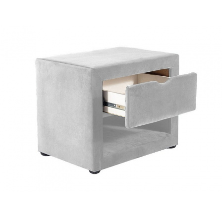 SZAFKA NOCNA ET-001 VELVET J. SZARY BLUVEL 03