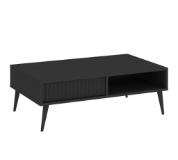 BARCELONA 2S konferencia asztal, Fekete/Fekete