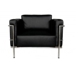 Soft GC fotel fekete bőr TP