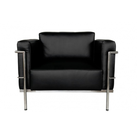 Soft GC fotel fekete bőr TP