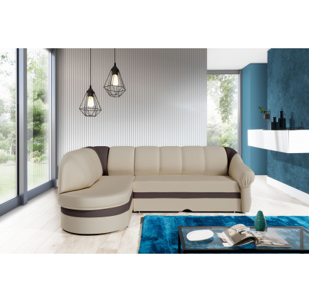 Rohová sedací souprava BENANO, Soft 033/Soft 066, Levá