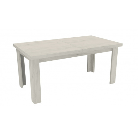 INDIANAPOLIS 160 kinyitható asztal, fehér Kraft