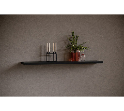 ANDREA függőpolc 120x26 Fekete Matt