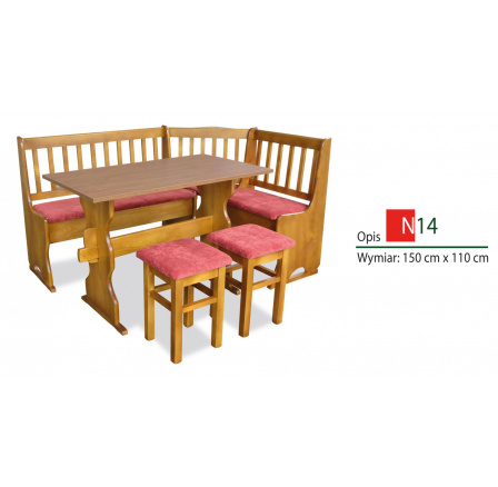 Narożnik kuchenny N14 (komplet)