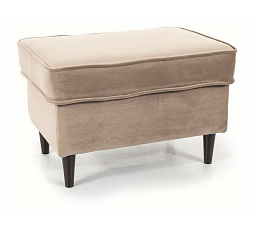 RON VELVET puff, Bézs Bluvel 40/Wenge