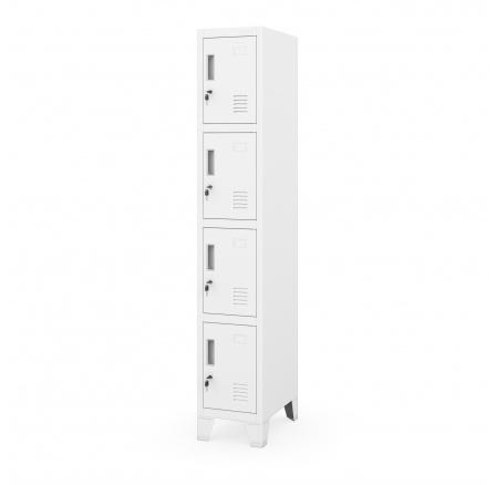 Fehér szociális biztonsági szekrény ROBERT 1 Plus 292 x 1720 x 450 mm Fehér szociális biztonsági szekrény ROBERT 1 Plus 292 x 1720 x 450 mm