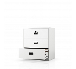 Fehér fém iratszekrény: SARA XL V3, 900 x 1020 x 600 mm