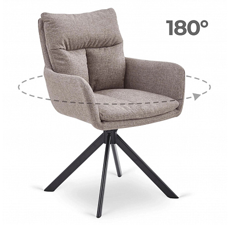 Krzesło Obrotowe PAUL Jasnobrązowe