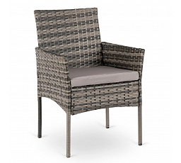 2x Krzesło Ogrodowe CORTO Szare