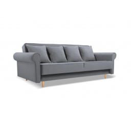 KRYSTYNA Kihúzható kanapé Sötétszürke, Norn 15