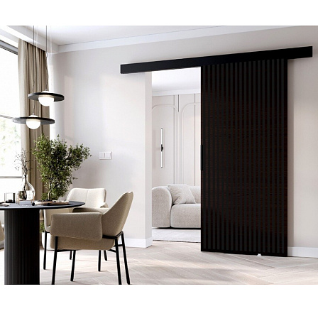 Posuvné dveře STANDART MIX L70, Venge/Černá