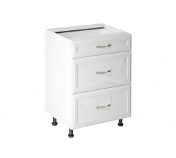 Sycylia alsó konyhaszekrény D60S3, fehér