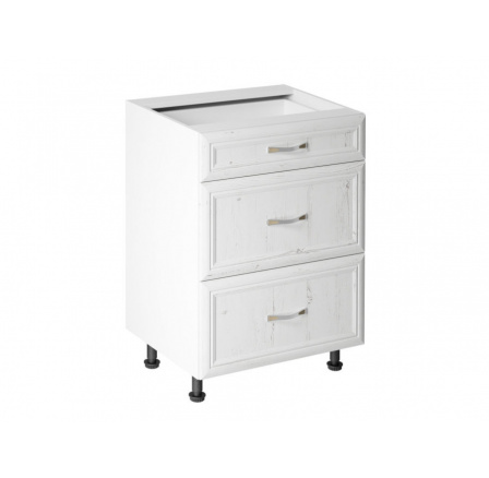 Sycylia alsó konyhaszekrény D60S3, fehér