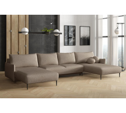 Sedací souprava Lamia U světle hnědá