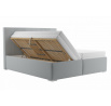 Postel Daris 180x200, šedá