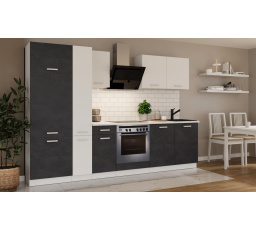 Kuchňská linka Todor 290 matera/bílá + PD 200 bílá